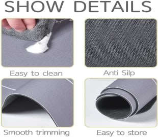 Water Absorbing Mat for Bathroom