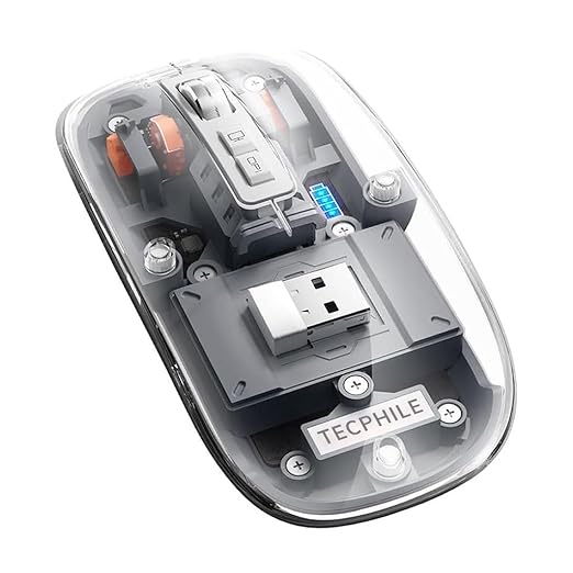 WIRELESS TRANSPARENT OPTICAL MOUSE